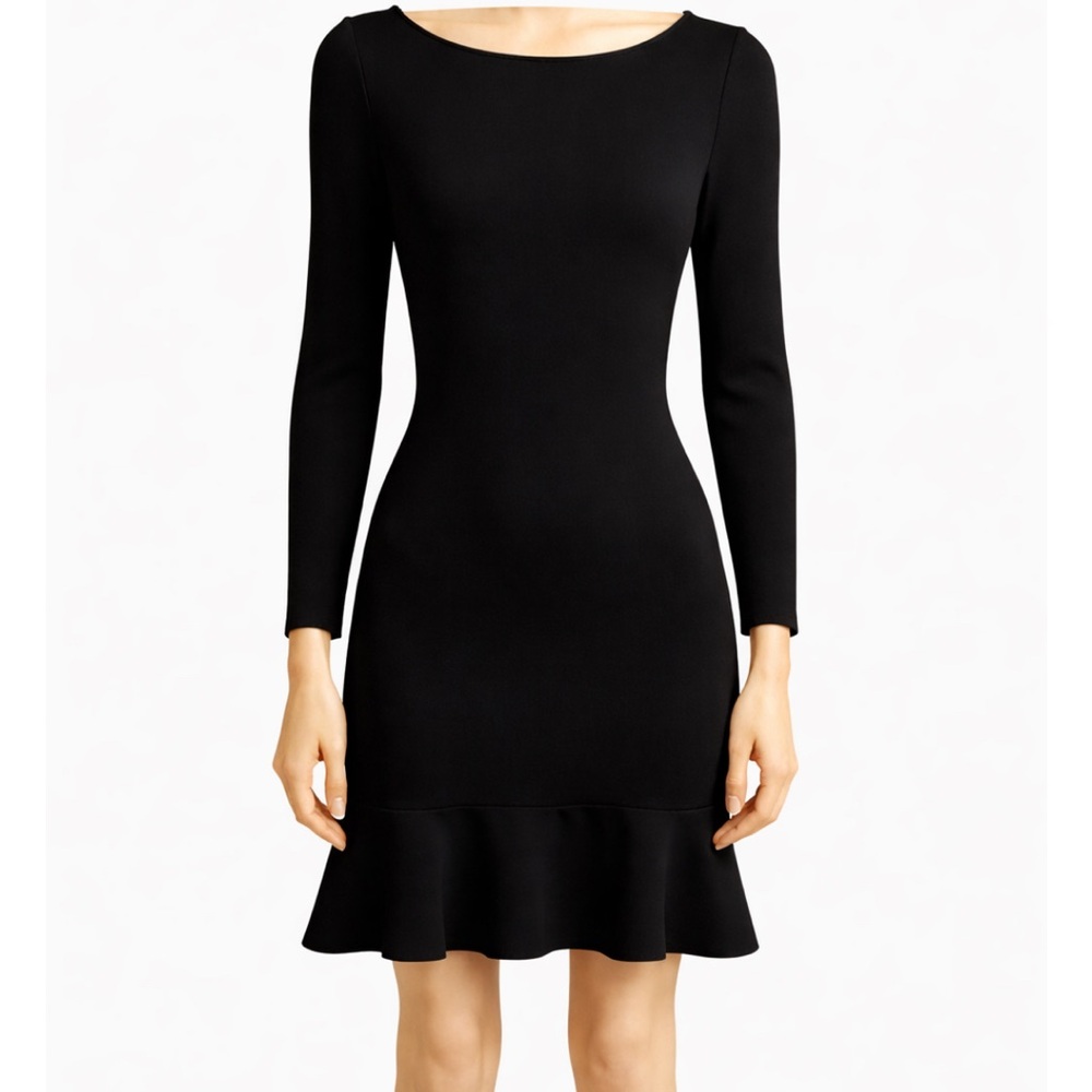 Banana Republic Classic Black Long Sleeve Dress